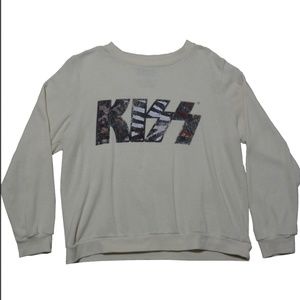 KISS graphic crew beck sweatshirt